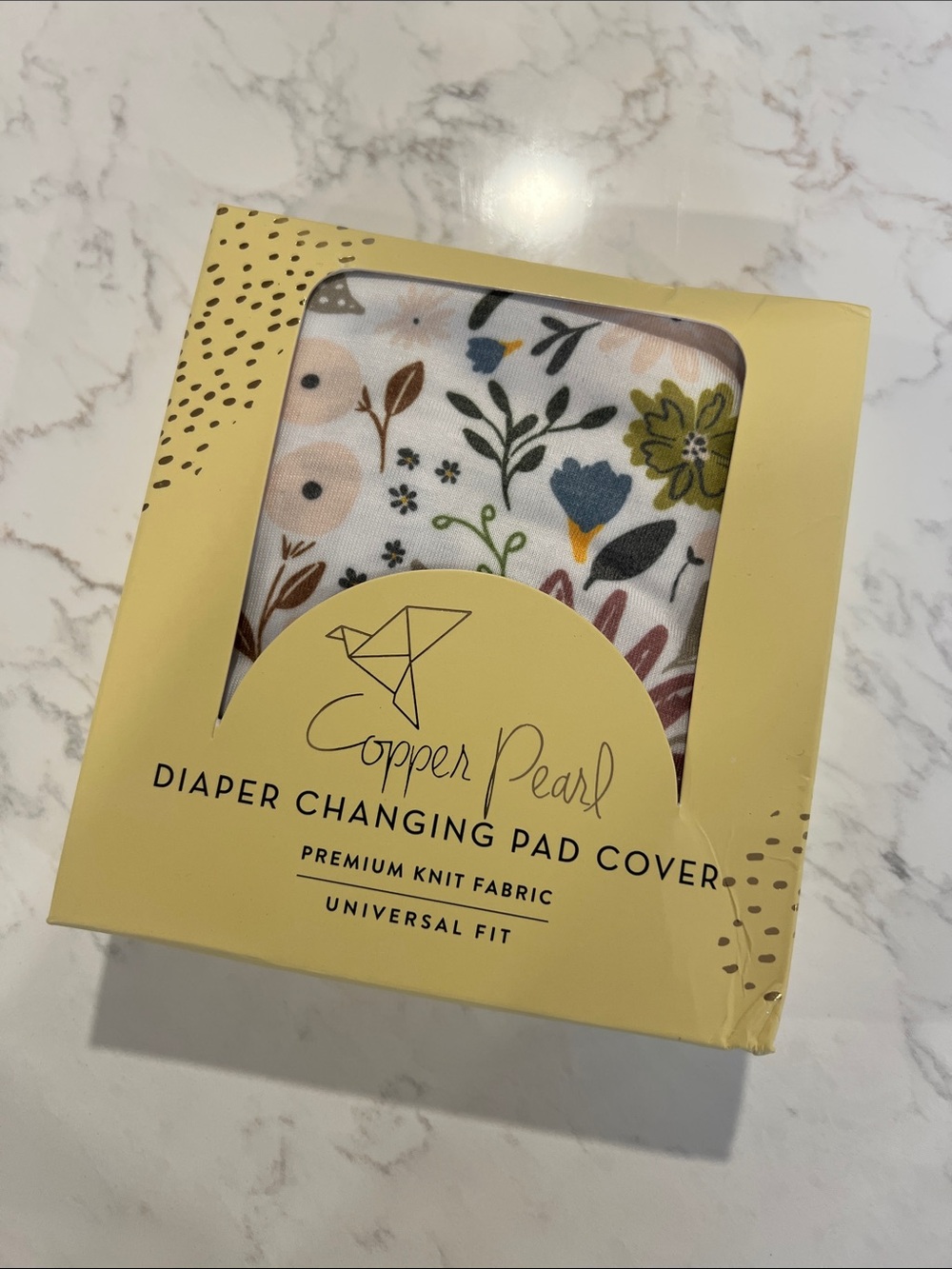 Copper Pearl Floral Diaper Changing Pad Cover - Multicolor Floral